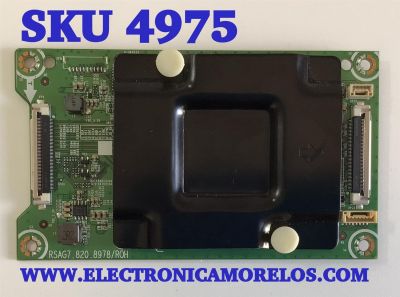 INTERFACE PARA TV HISENSE / NUMERO DE PARTE 282107 / RSAG7.820.8978/ROH / 282104 / 85A68FUA / TG216Q71ER / PANEL HD850V8U01\S0\GM\ROH / DISPLAY V850DJ2-Q01 / 85H6570G